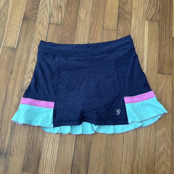 Sofibella Women's 13" Skort Triple Ruffle Tennis Golf Size M - Picture 1 of 5